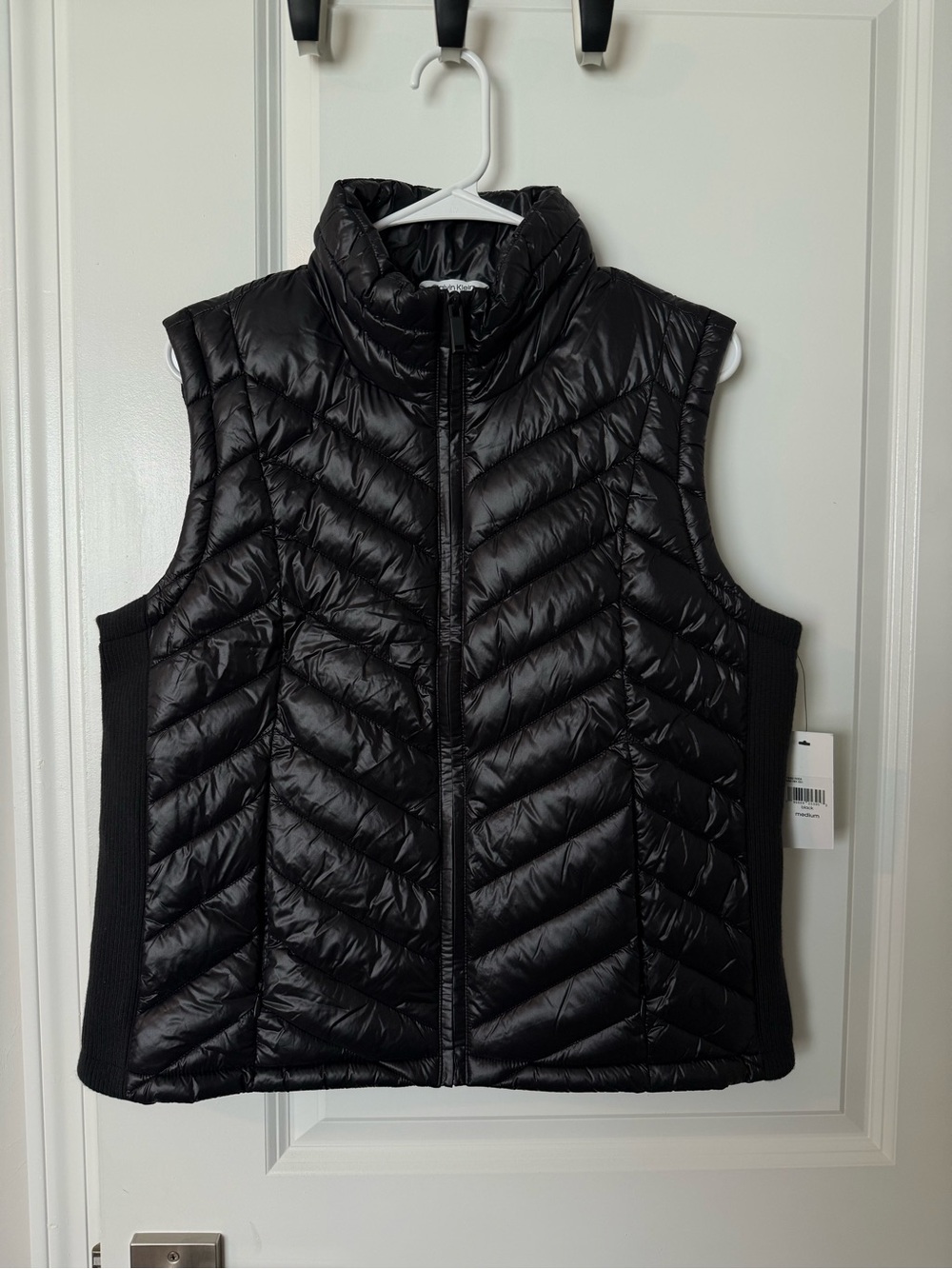 NWT Calvin Klein Black Quilted Puffer Vest